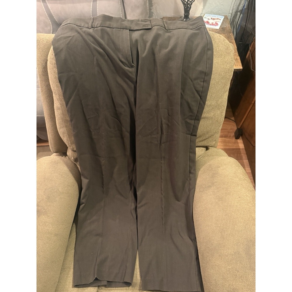 Counterparts Women's Black Dress Pants Plus Size 18W Stretch Slacks Career--1